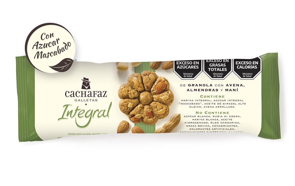 Cachafaz 100% whole-grain and vegan cookies