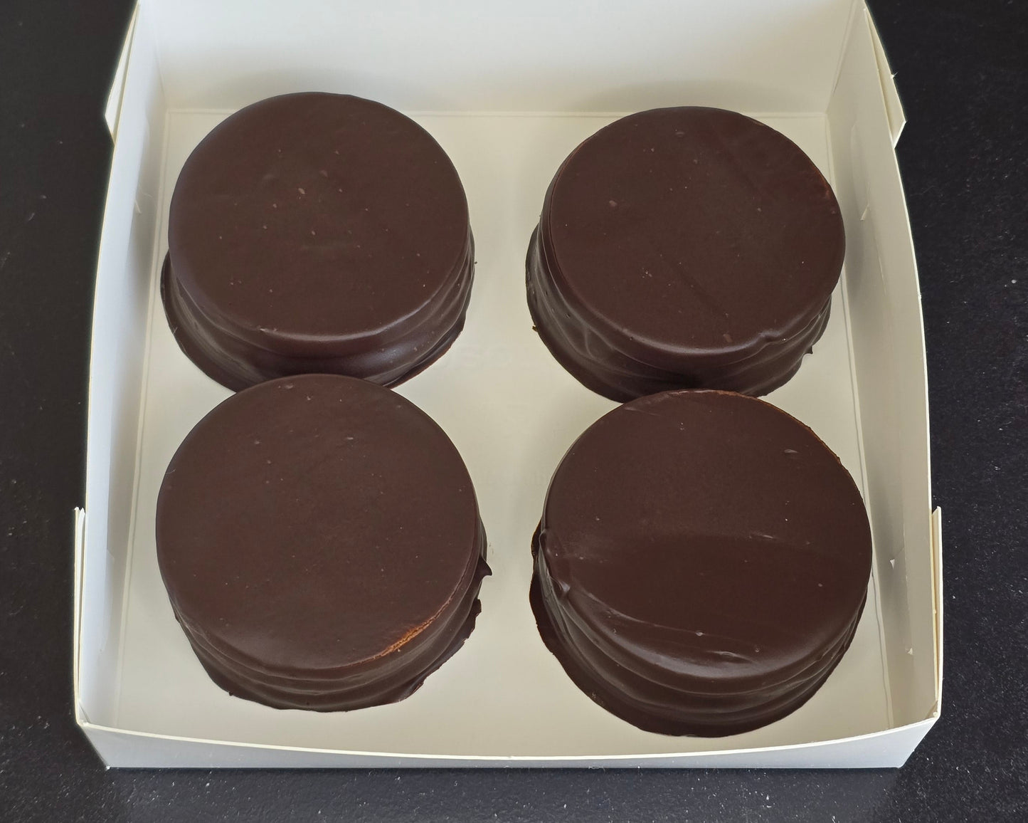 All Dark alfajores box