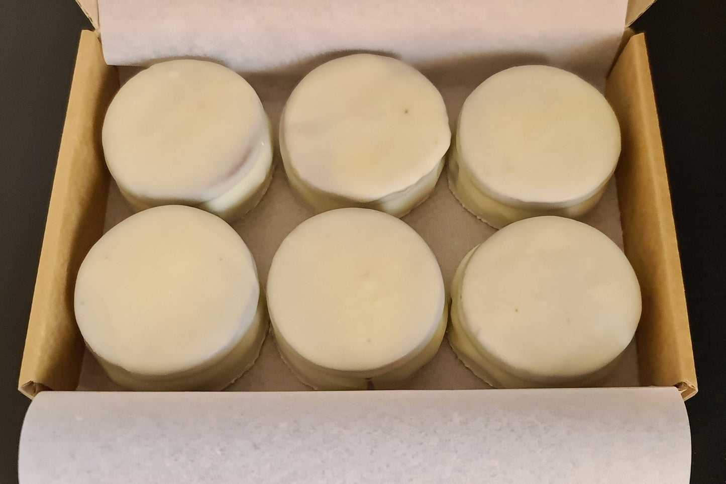 All White alfajores box