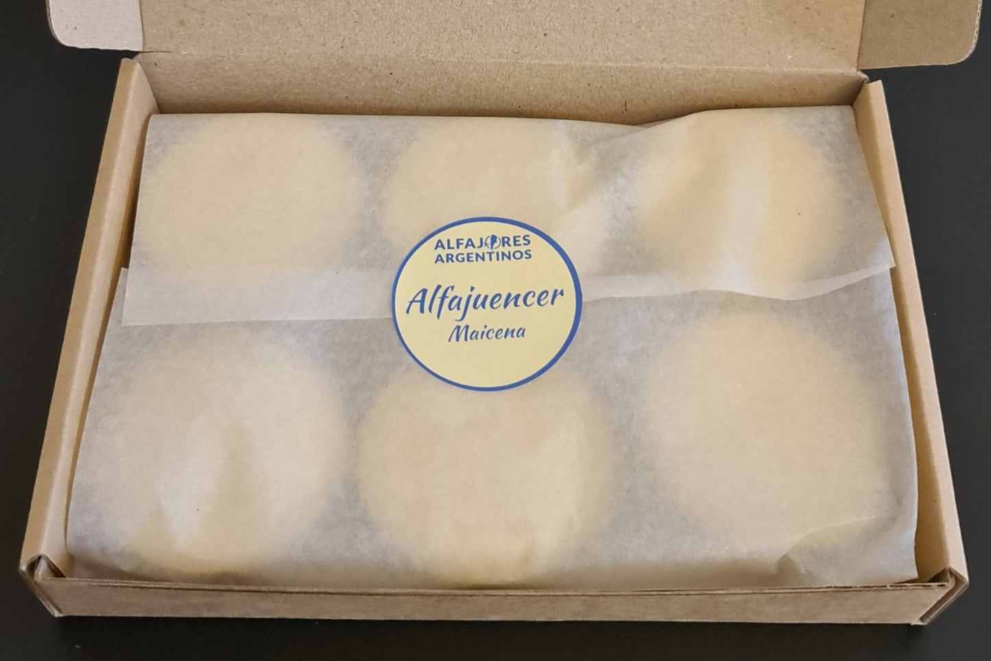 All Vanilla (Maicena) alfajores box